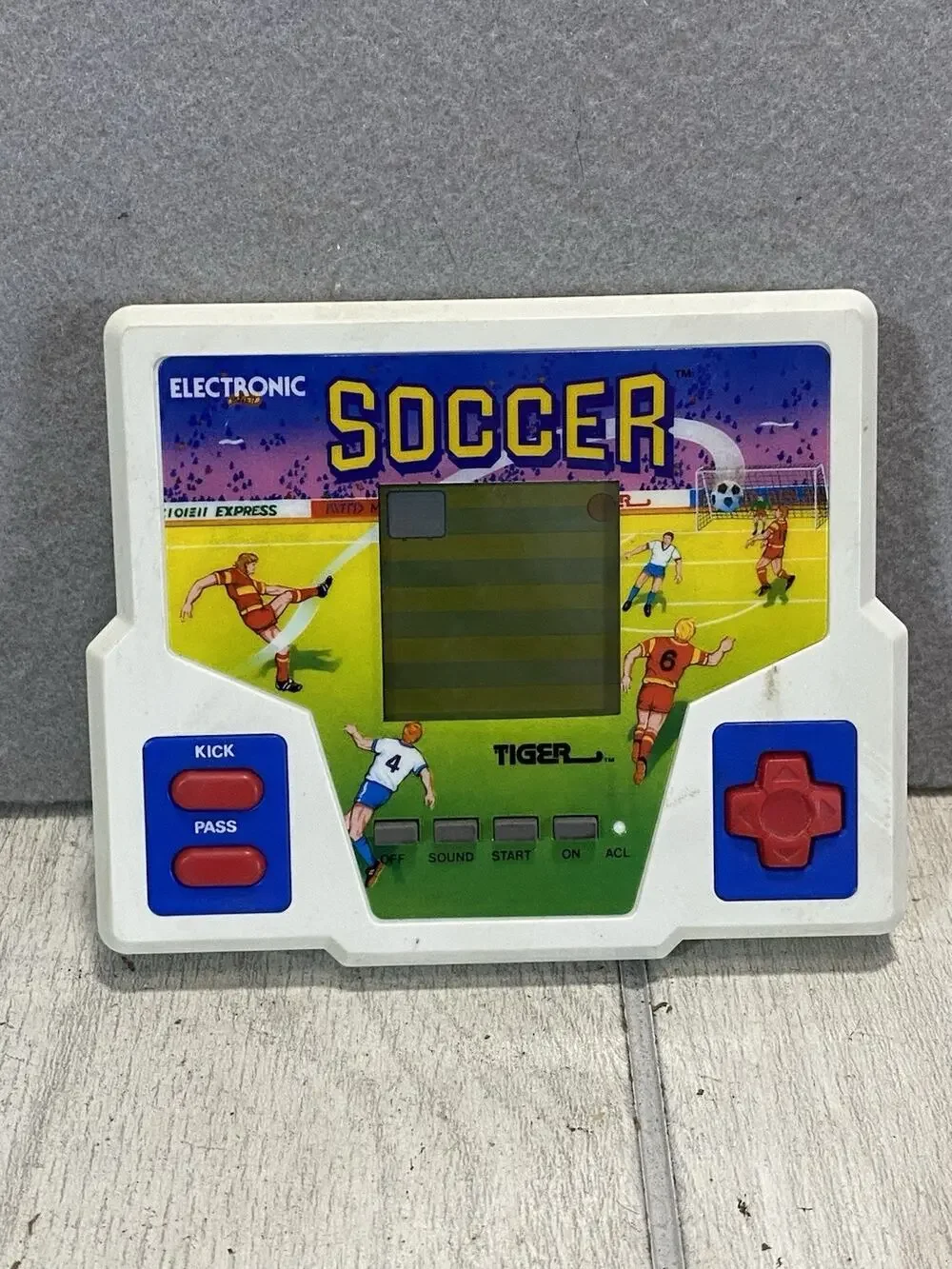 Vintage 1987 Tiger Electronic Soccer Handheld Video Game Tested And Working